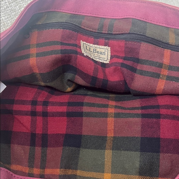 L.L BEAN Burgundy Tote Bag - Picture 9 of 9